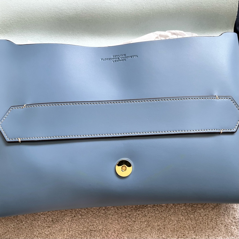 BOLDRINI SELLERIA NWT Envelope Clutch Modern Chic Stylish Sophisticated - Picture 4 of 6